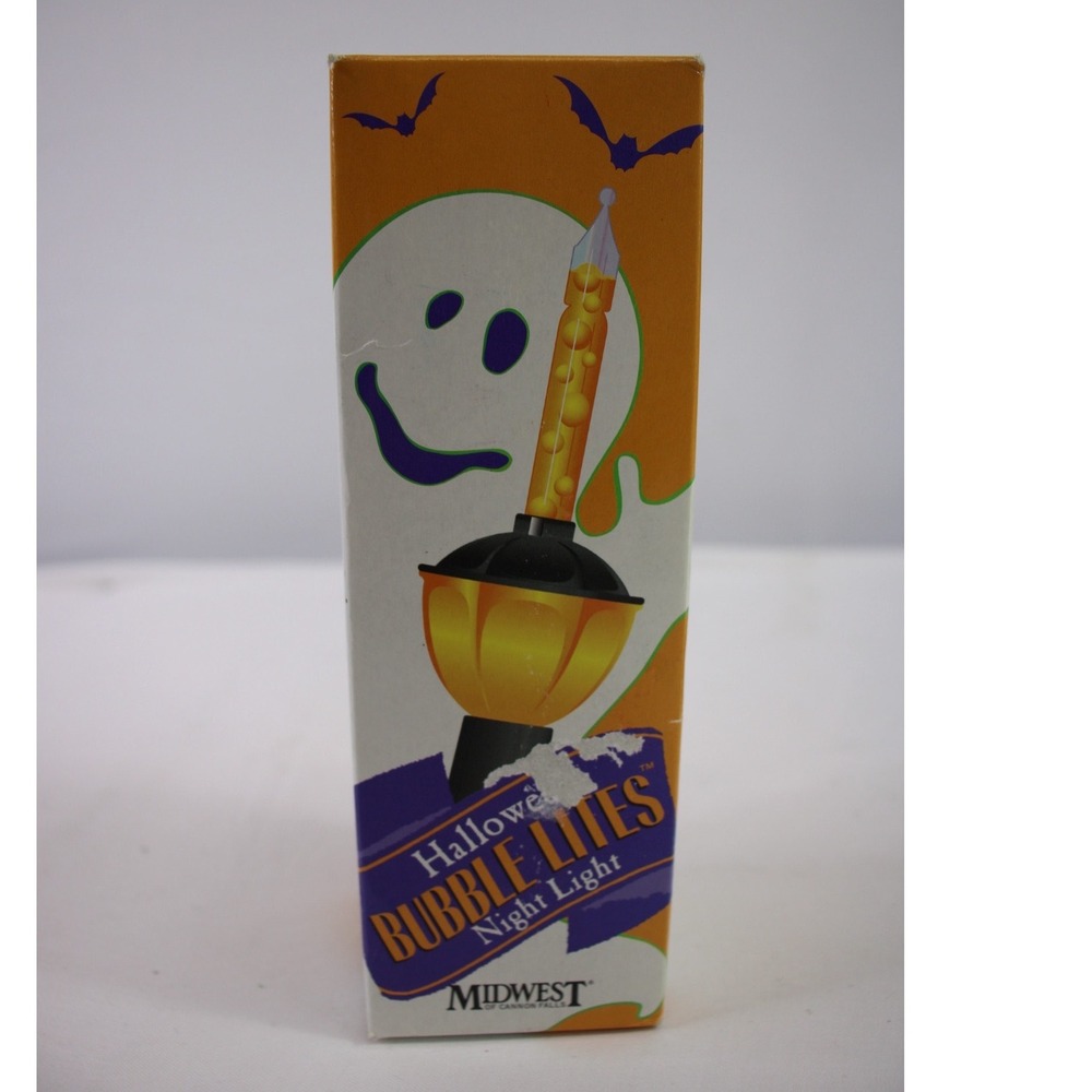 Midwest of Cannon Falls Halloween Bubble Light Night Light Ghost Design